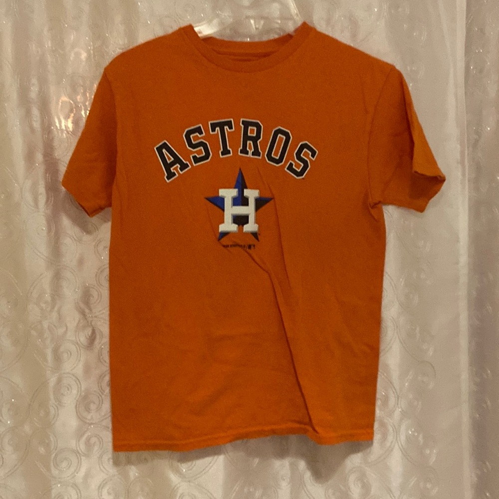MLB Houston Astros Logo T-Shirt Youth Size Medium 💥